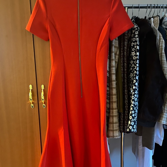 McQ by Alexander McQueen Red Mermaid Dress - Picture 5 of 6